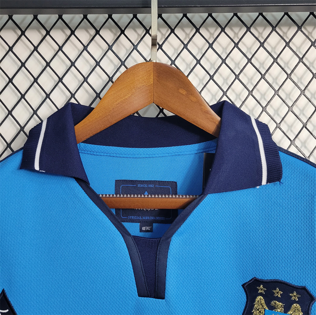Maillot Domicile Retro Manchester City 2001-2002