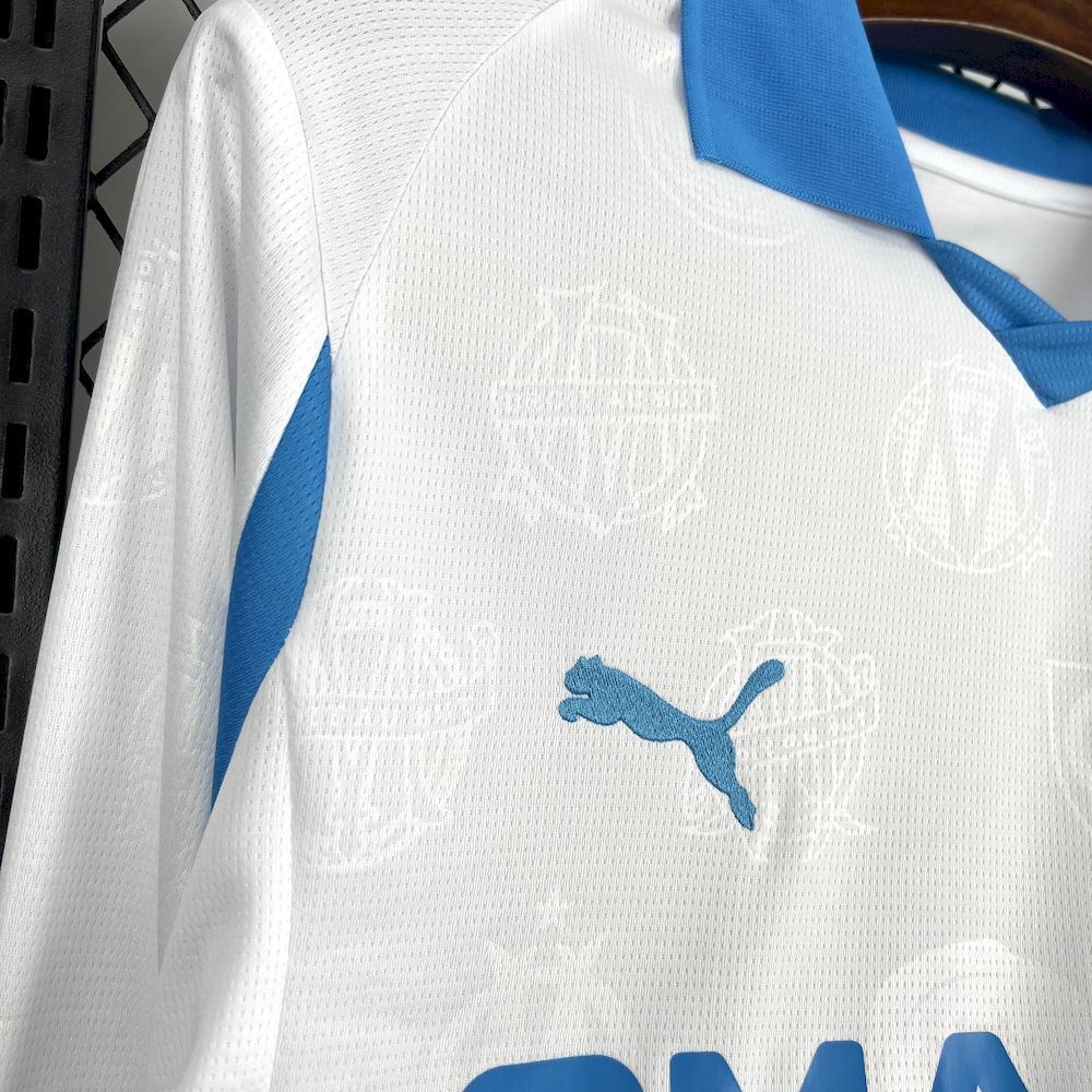 Maillot Domicile Long Sleeve Manches Longues Marseille 2025-2026