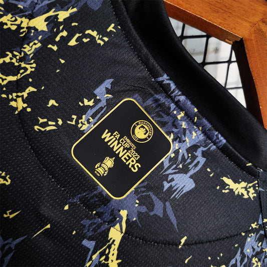 Maillot Edition Spéciale Noir Or Manchester City 2023-2024