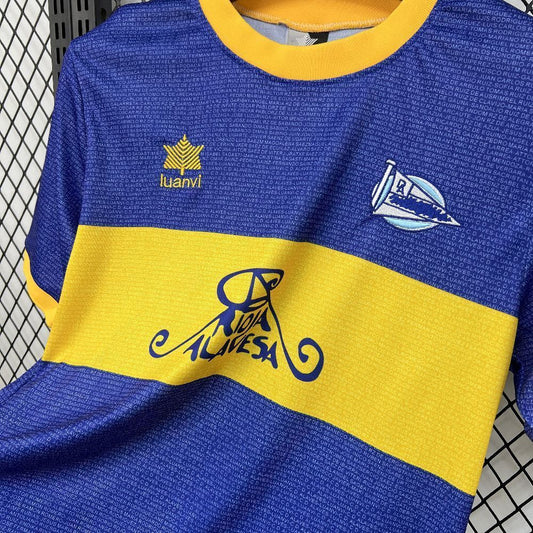 Maillot Deportivo Retro Champions League Alaves 2000-2001