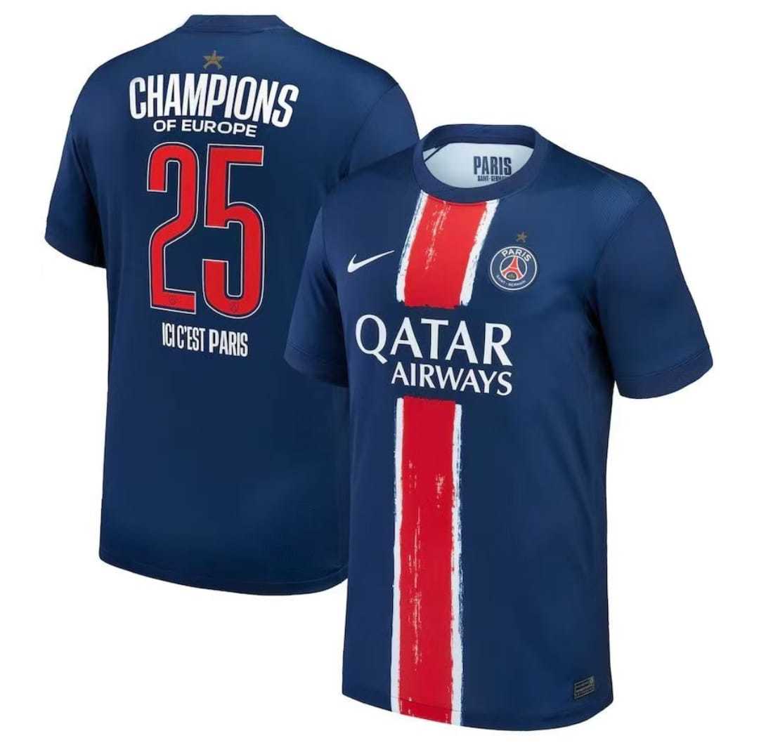 Maillot Domicile Champions PSG 2024-2025