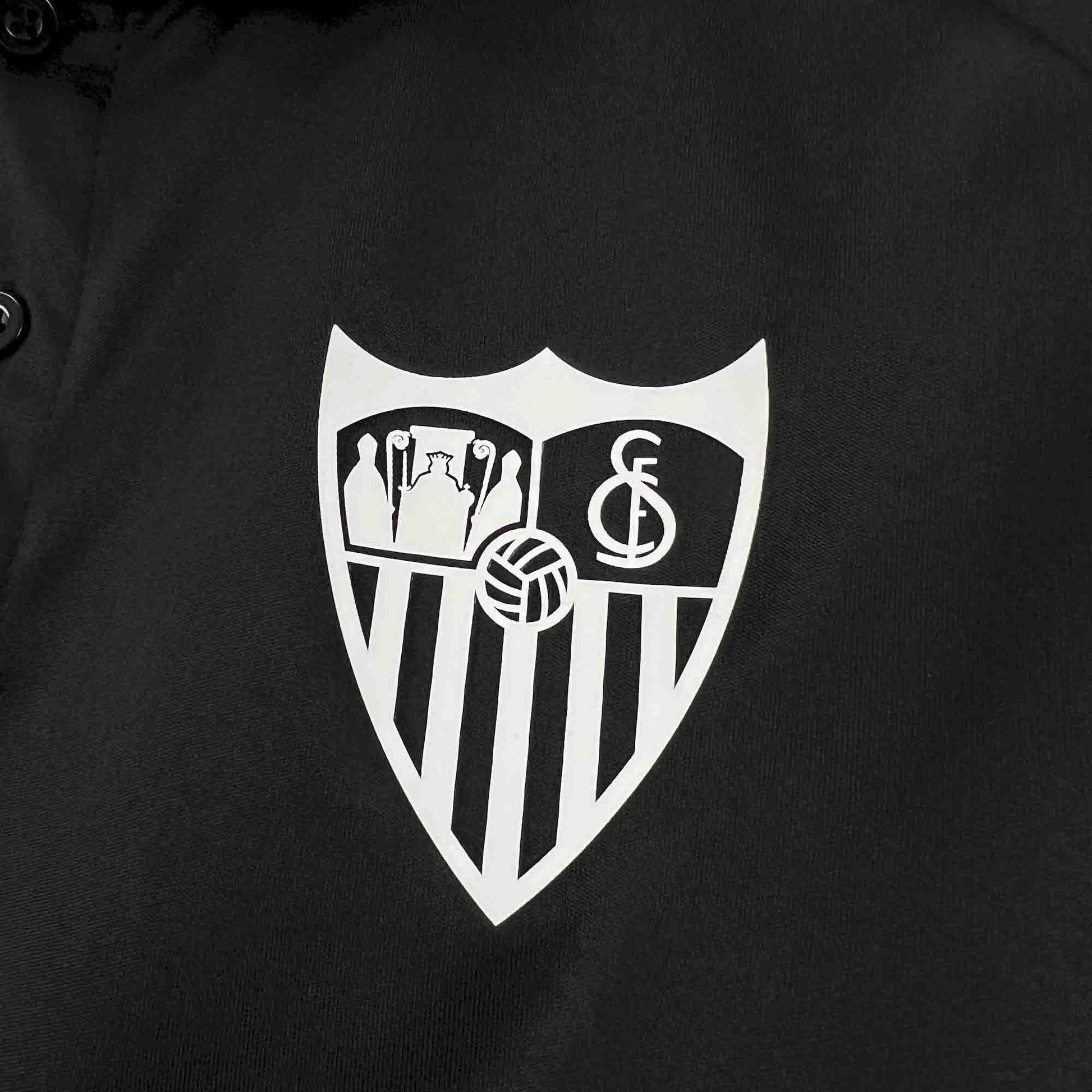 Maillot Black Travel Polo AAAA FC Seville 2025-2026