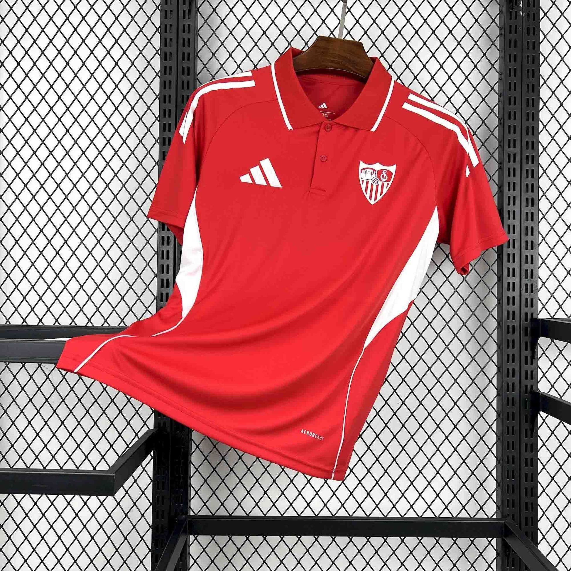 Maillot Red Travel Polo AAAA FC Seville 2025-2026