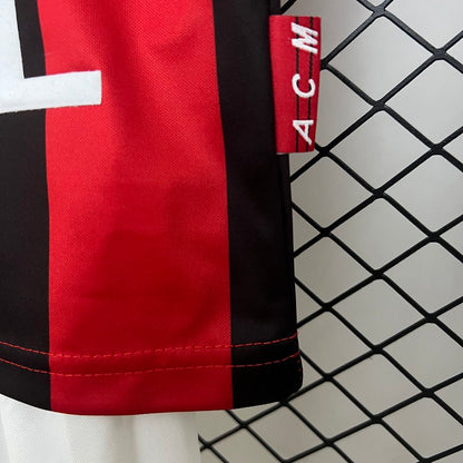 Ensemble AC Milan Domicile Retro Enfant 1998-1999