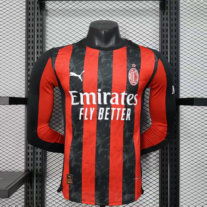 Maillot Domicile Player Manche Longue AC Milan 2025-2026