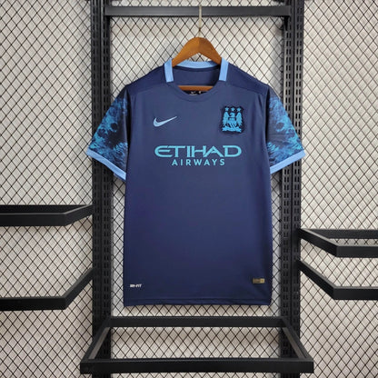 Maillot Exterieur Retro Manchester City 2015-2016