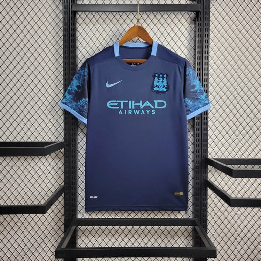 Maillot Exterieur Retro Manchester City 2015-2016