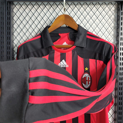 Maillot Domicile Retro Manche Longue AC Milan 2007-2008