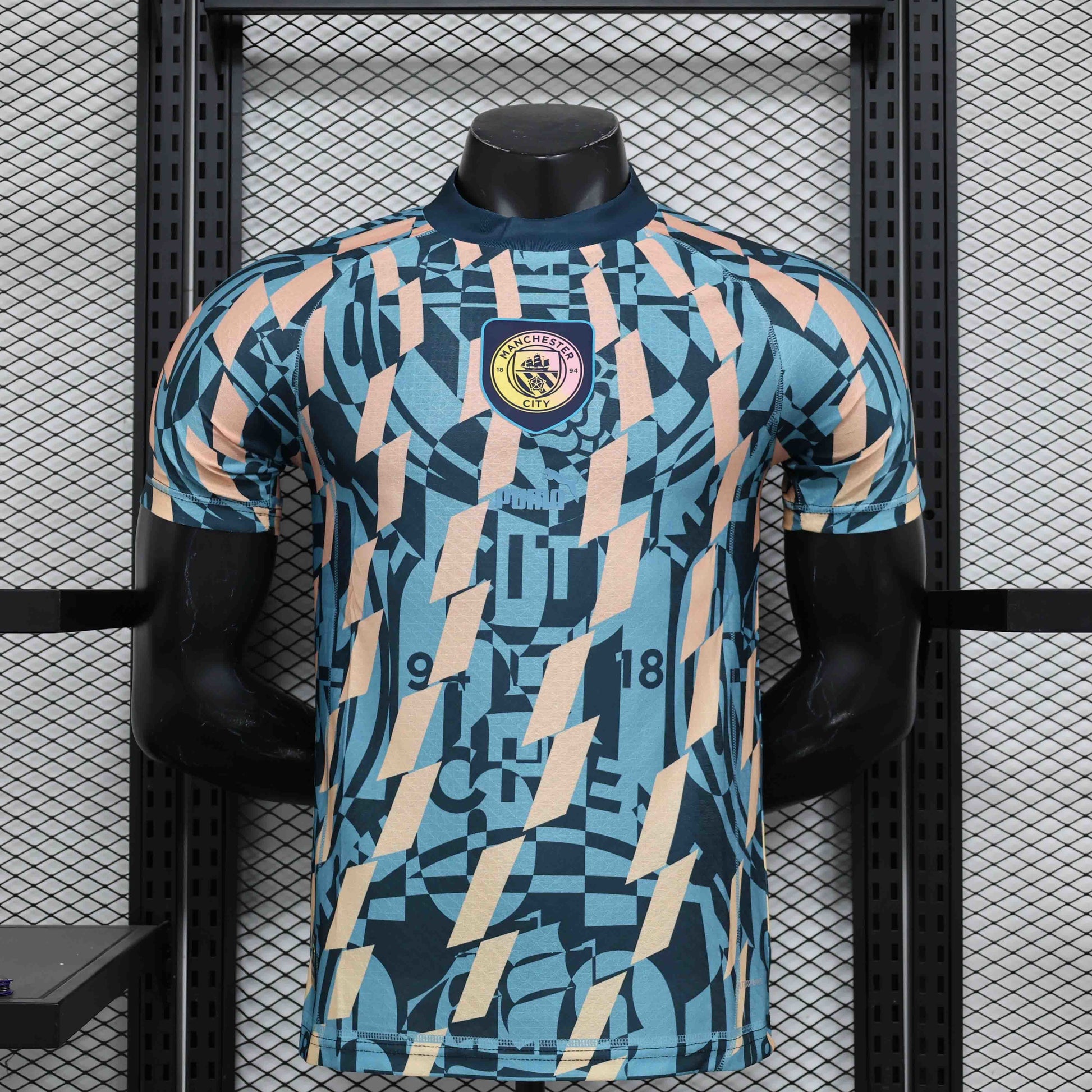 Maillot Edition Spéciale Bleu Retro Retro Manchester City 2024-2025