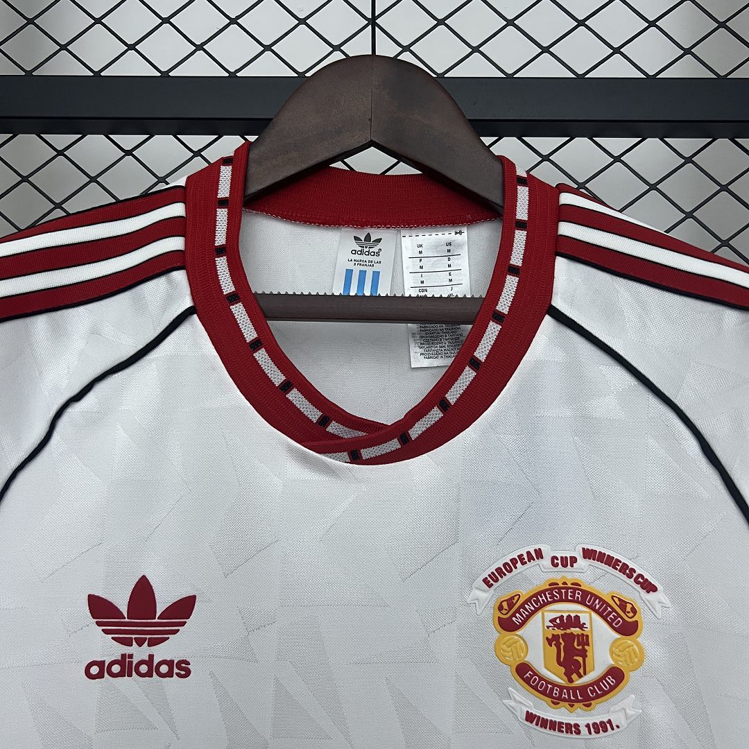 Maillot Exterieur Retro Manchester United 1991