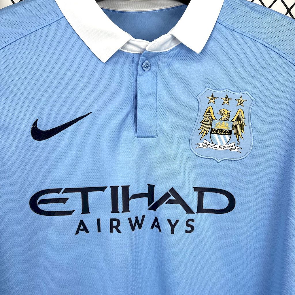 Maillot Domicile Retro Manchester City 2015-2016