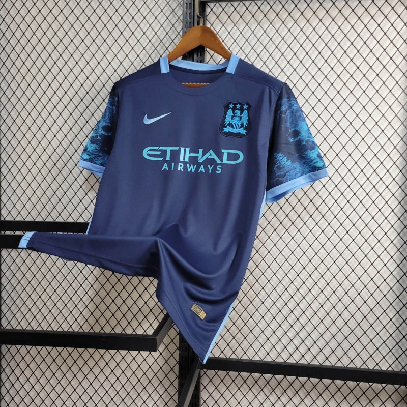 Maillot Exterieur Retro Manchester City 2015-2016
