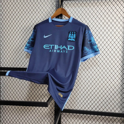 Maillot Exterieur Retro Manchester City 2015-2016