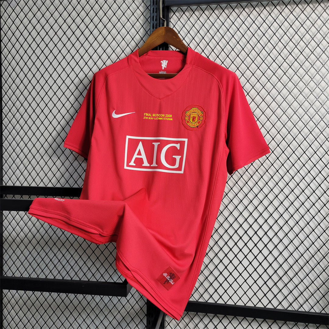 Maillot Domicile Retro Manchester United 2007-2008