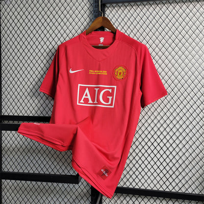 Maillot Domicile Retro Manchester United 2007-2008