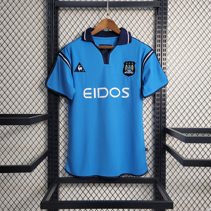 Maillot Domicile Retro Manchester City 2001-2002