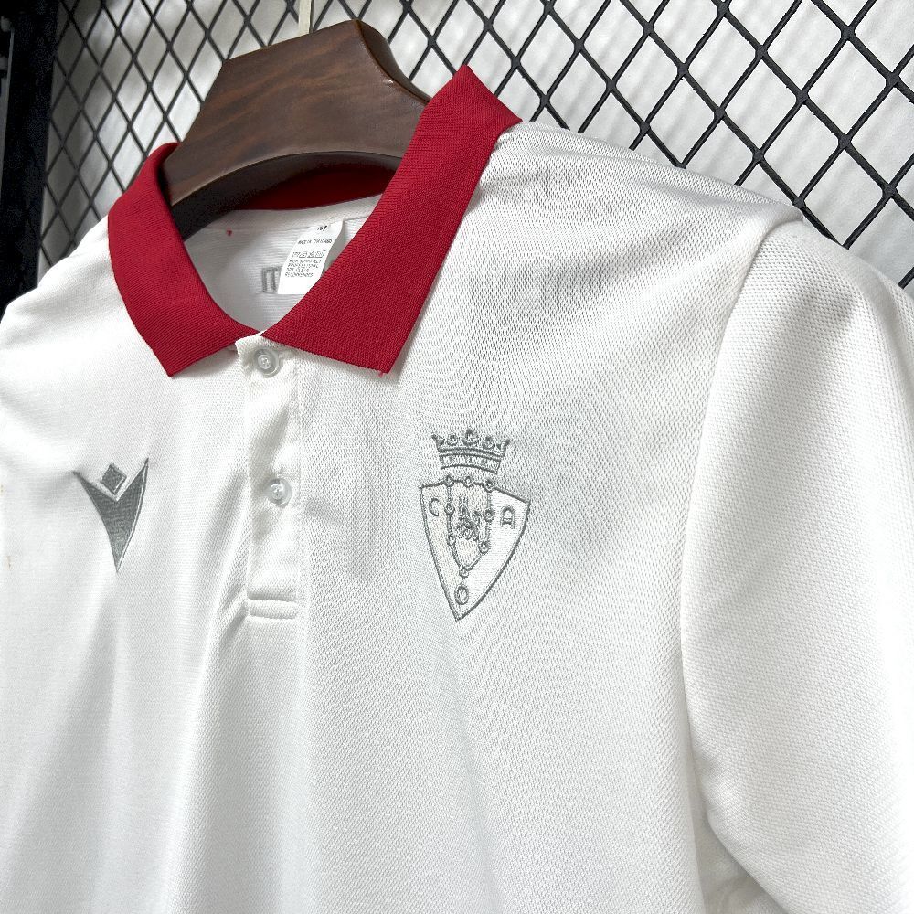 Maillot White POLO Osasuna 2025-2026
