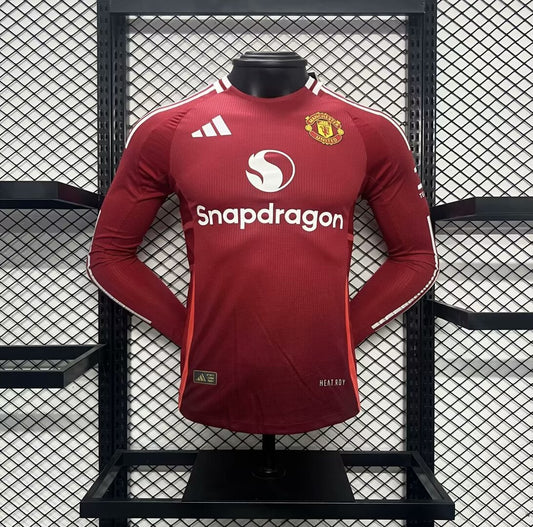 Maillot Domicile Player Manche Longue Manchester United 2024-2025