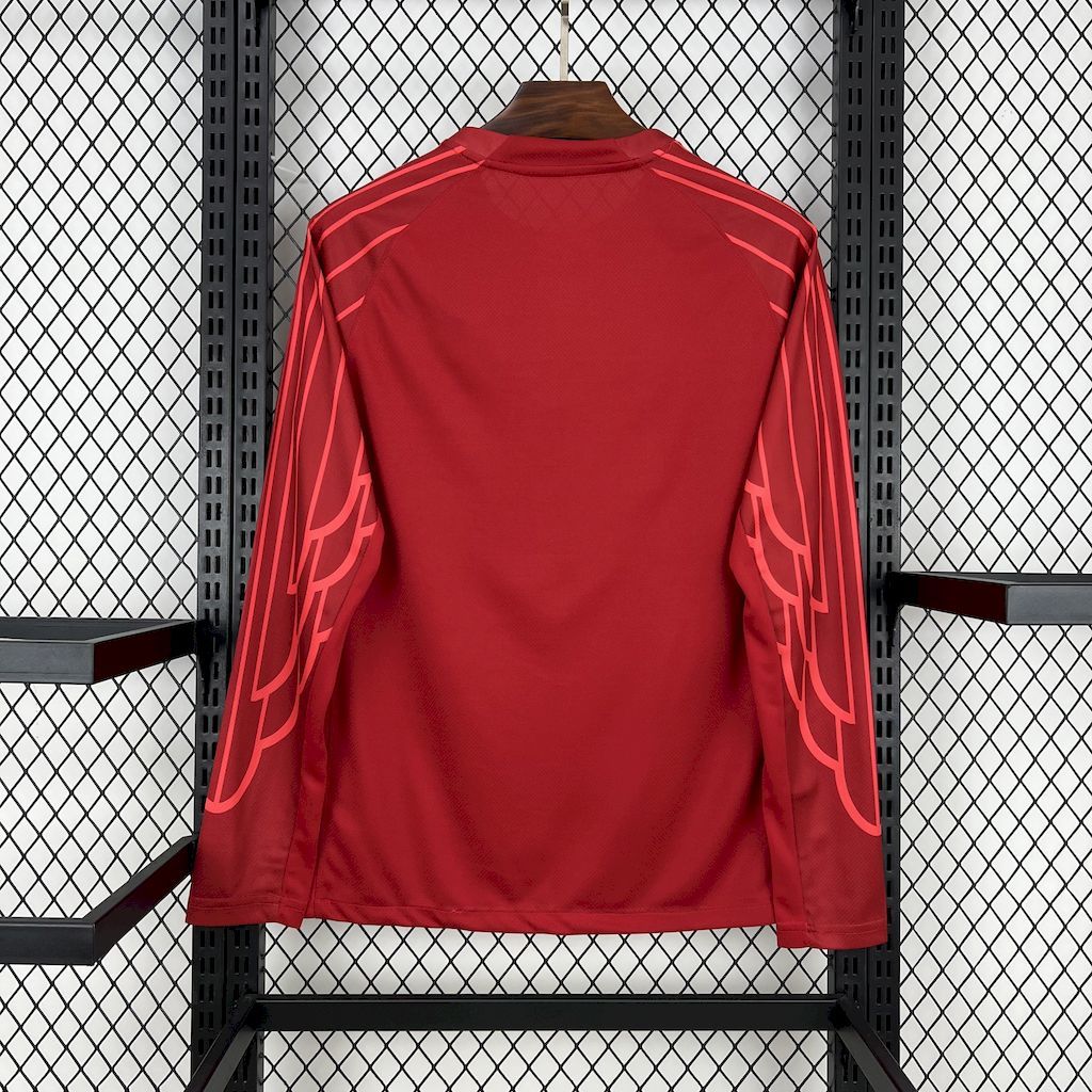 Maillot Gardien Red Long Sleeve Manches Longues PSG 2025-2026