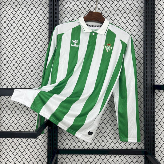 Maillot Domicile Long Sleeve Manches Longues Real Betis 2024-2025