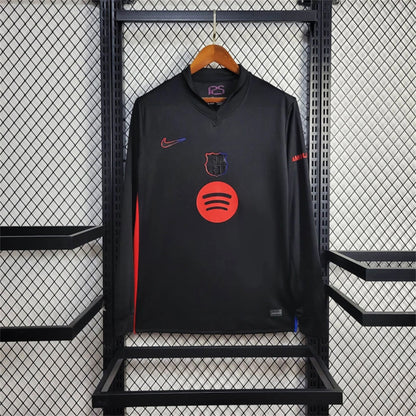 Maillot Exterieur Long Sleeve Without Spotify Manches Longues FC Barcelone 2024-2025