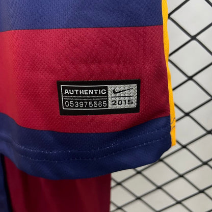 Ensemble FC Barcelone Domicile Retro Sport Enfant 2015-2016