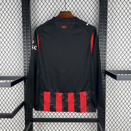 Maillot Domicile Manche Longue AC Milan 2025-2026