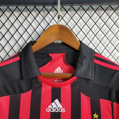 Maillot Domicile Retro Manche Longue AC Milan 2007-2008
