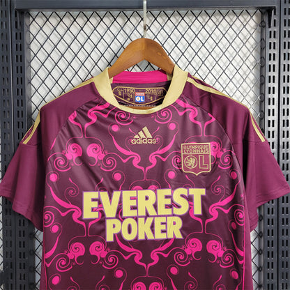 Maillot Exterieur red Olympique Lyonnais 2010-2011