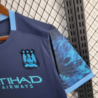 Maillot Exterieur Retro Manchester City 2015-2016