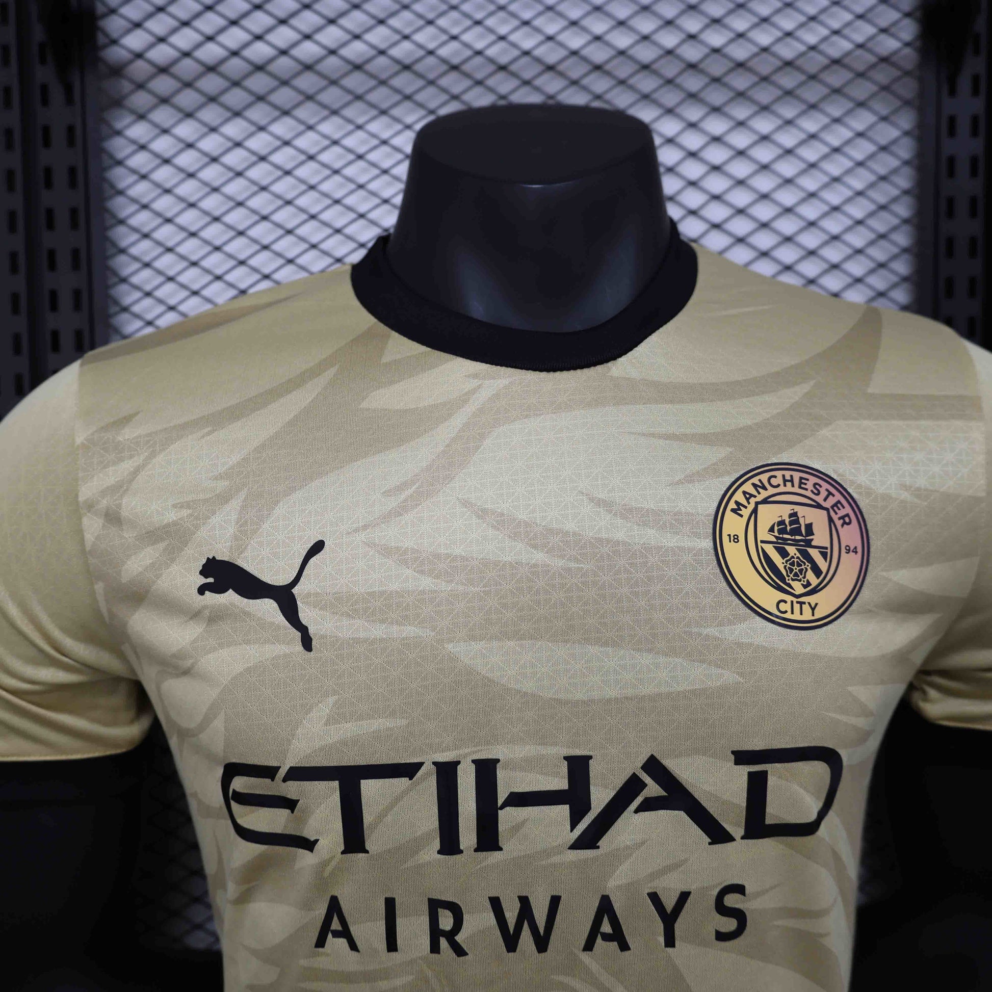 Maillot Edition Spéciale Dore Dragon Player Manchester City 2024-2025