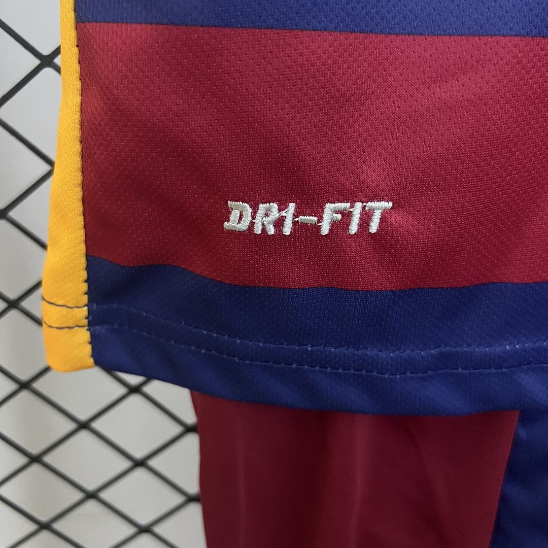 Ensemble FC Barcelone Domicile Retro Sport Enfant 2015-2016