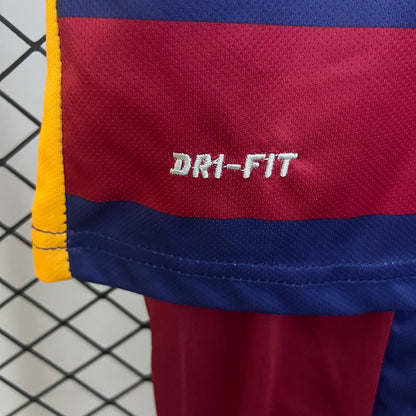 Ensemble FC Barcelone Domicile Retro Sport Enfant 2015-2016