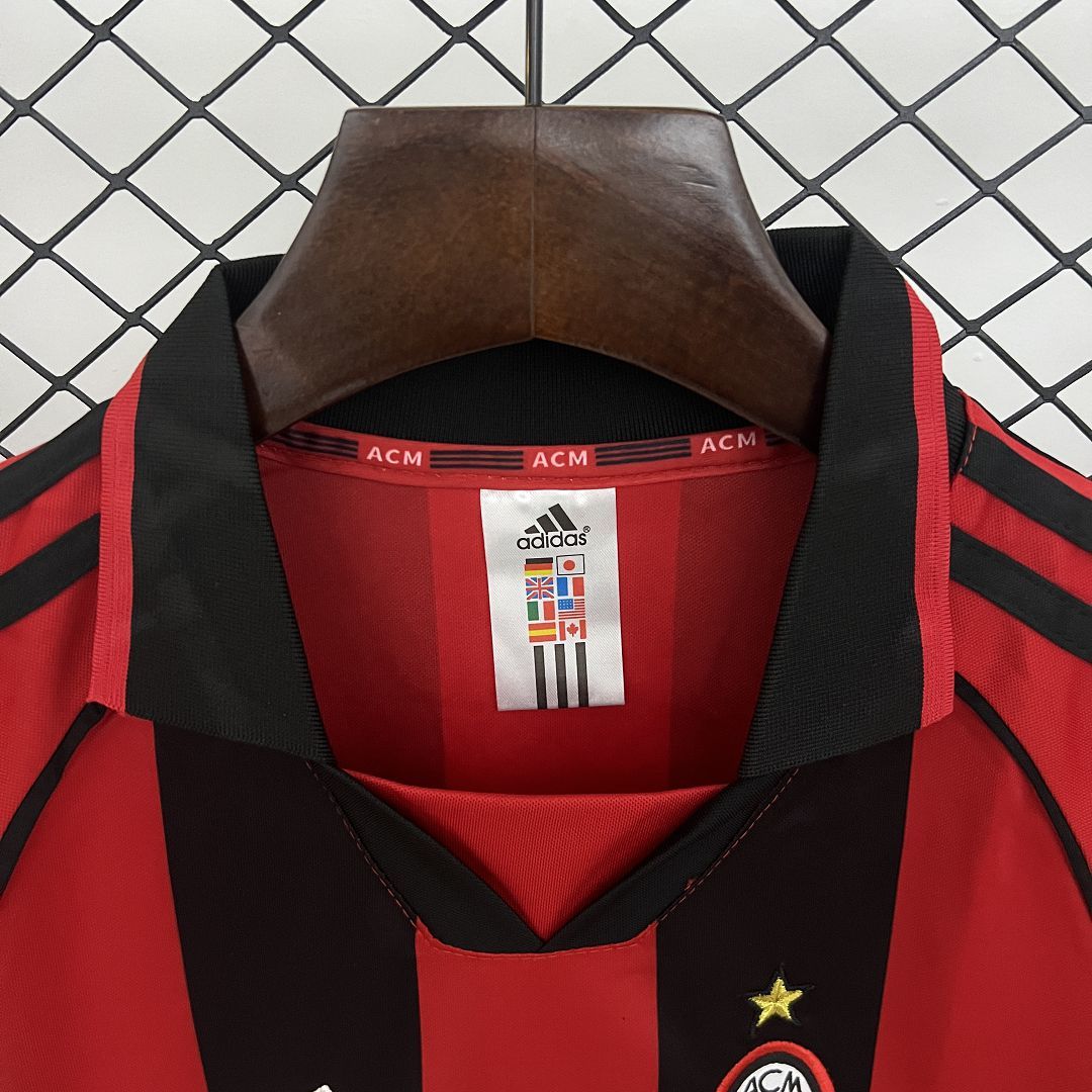 Ensemble AC Milan Domicile Retro Enfant 1998-1999