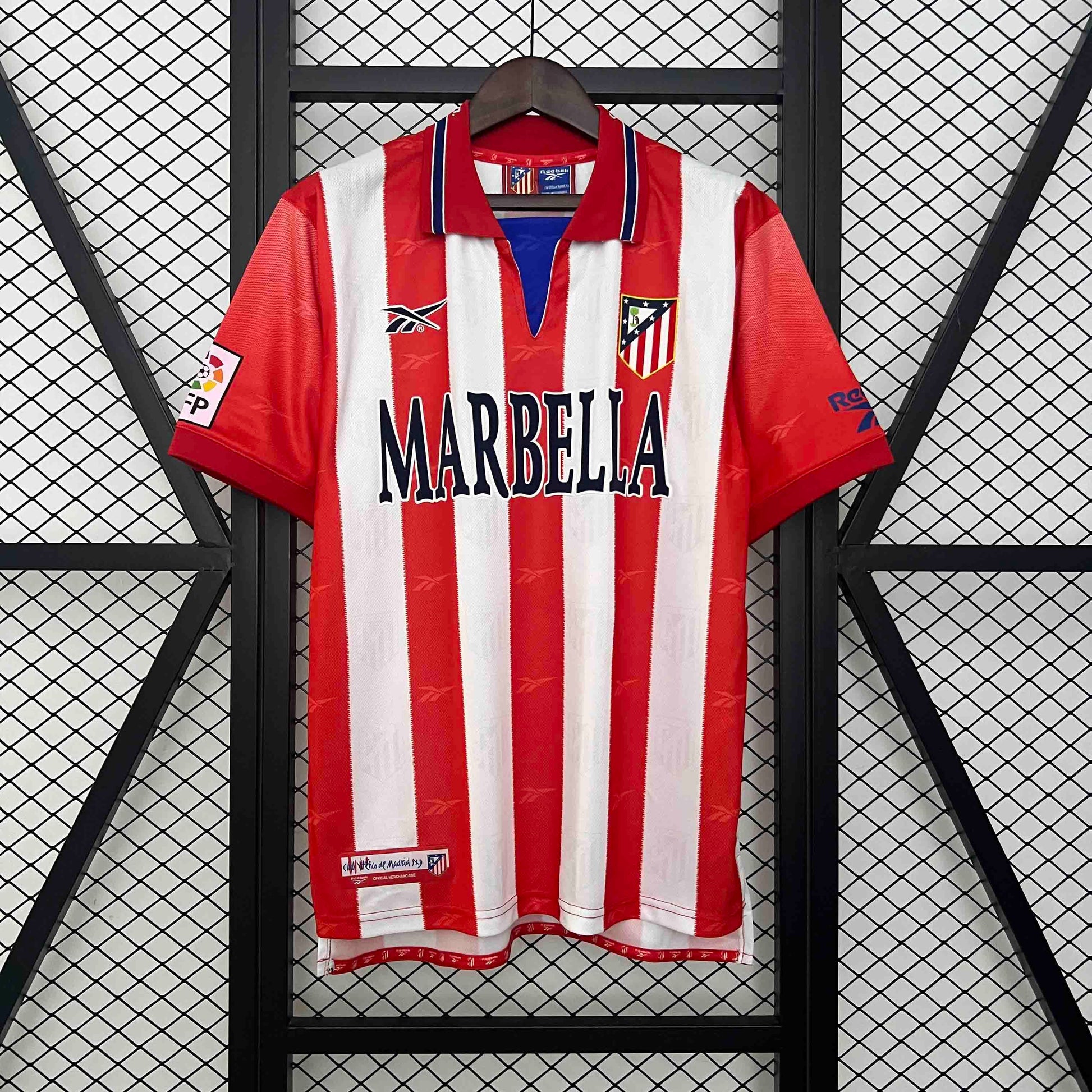 Maillot Domicile Retro Vintage Atletico Madrid 1998-1999