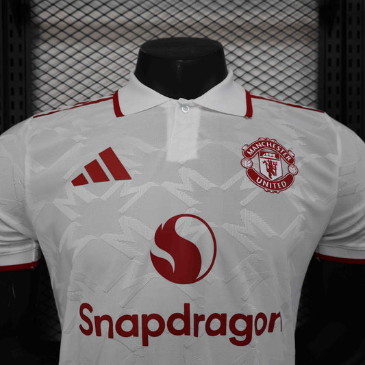 Maillot Edition Spéciale Blanc Player Manchester United 2024-2025