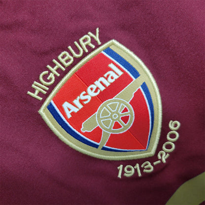 Maillot Domicile Retro Manche Longue Arsenal 2005-2006