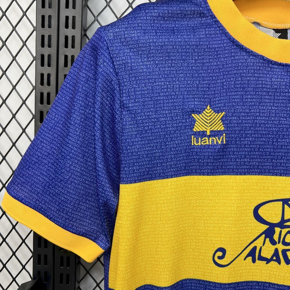 Maillot Deportivo Retro Champions League Alaves 2000-2001