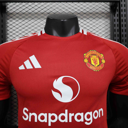 Maillot Domicile Player Manchester United 2024-2025