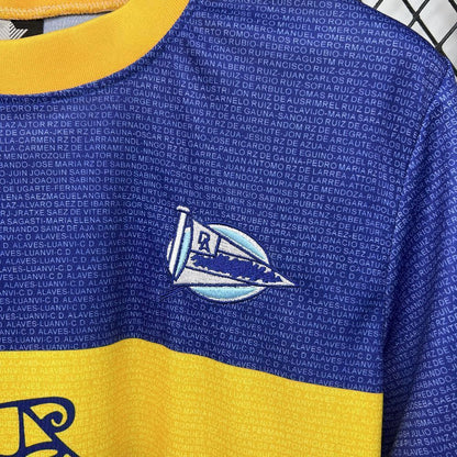 Maillot Deportivo Retro Champions League Alaves 2000-2001
