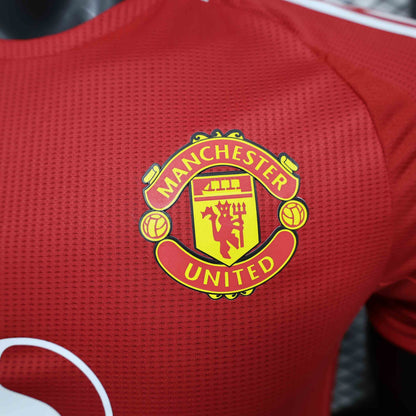 Maillot Domicile Player Manchester United 2024-2025