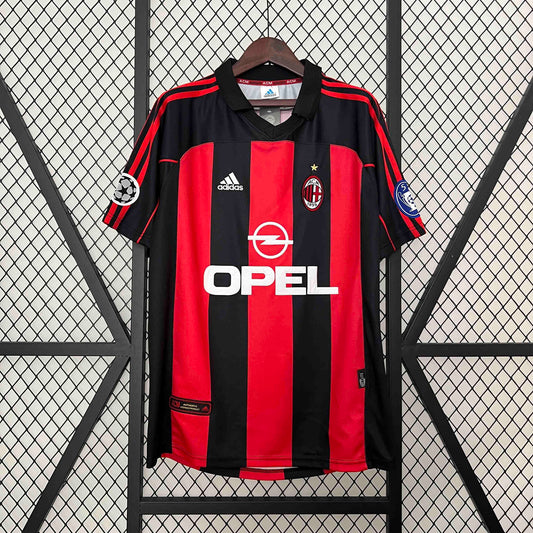 Maillot Domicile Retro AC Milan 2000-2001