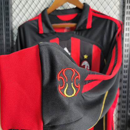 Maillot Domicile Retro Manche Longue AC Milan 2006-2007