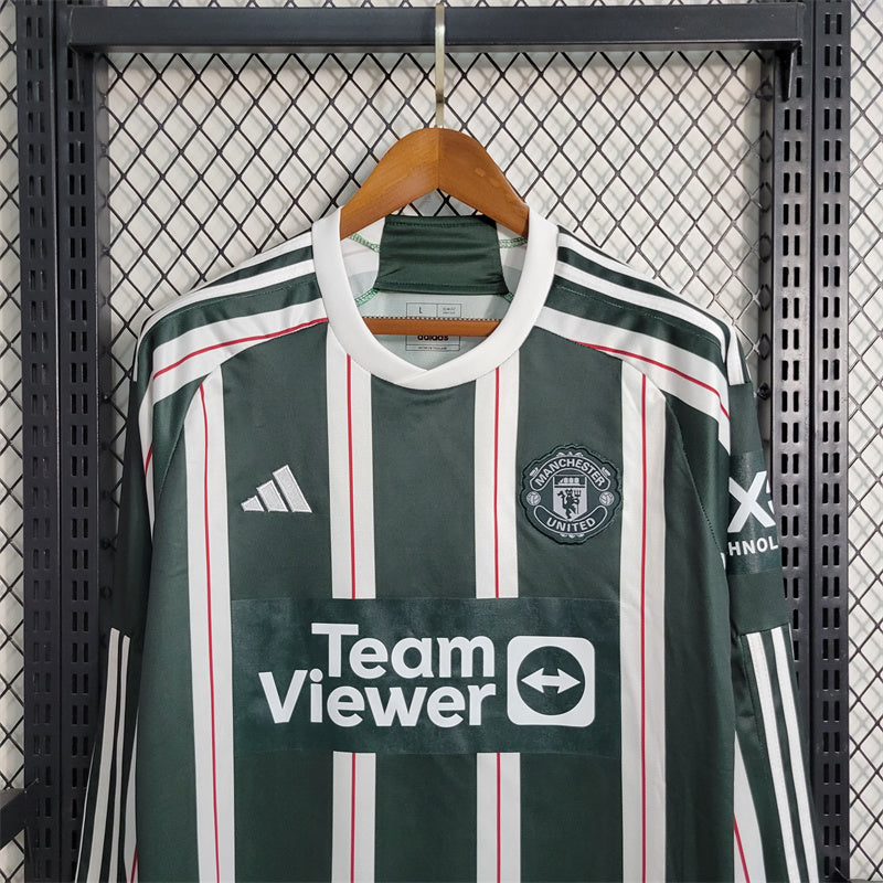 Maillot Exterieur Manche Longue Manchester United 2023-2024
