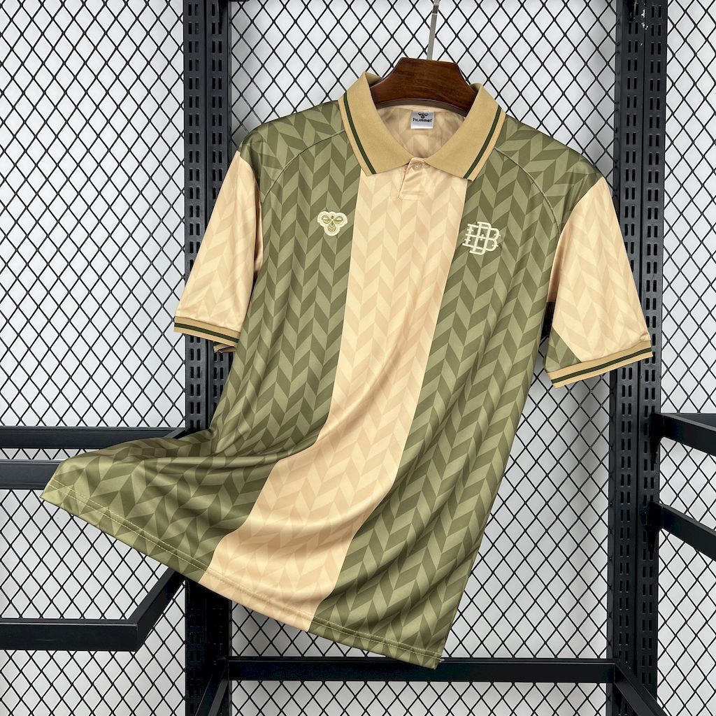Maillot Beige&amp;Green Travel AAAA Real Betis 2025-2026