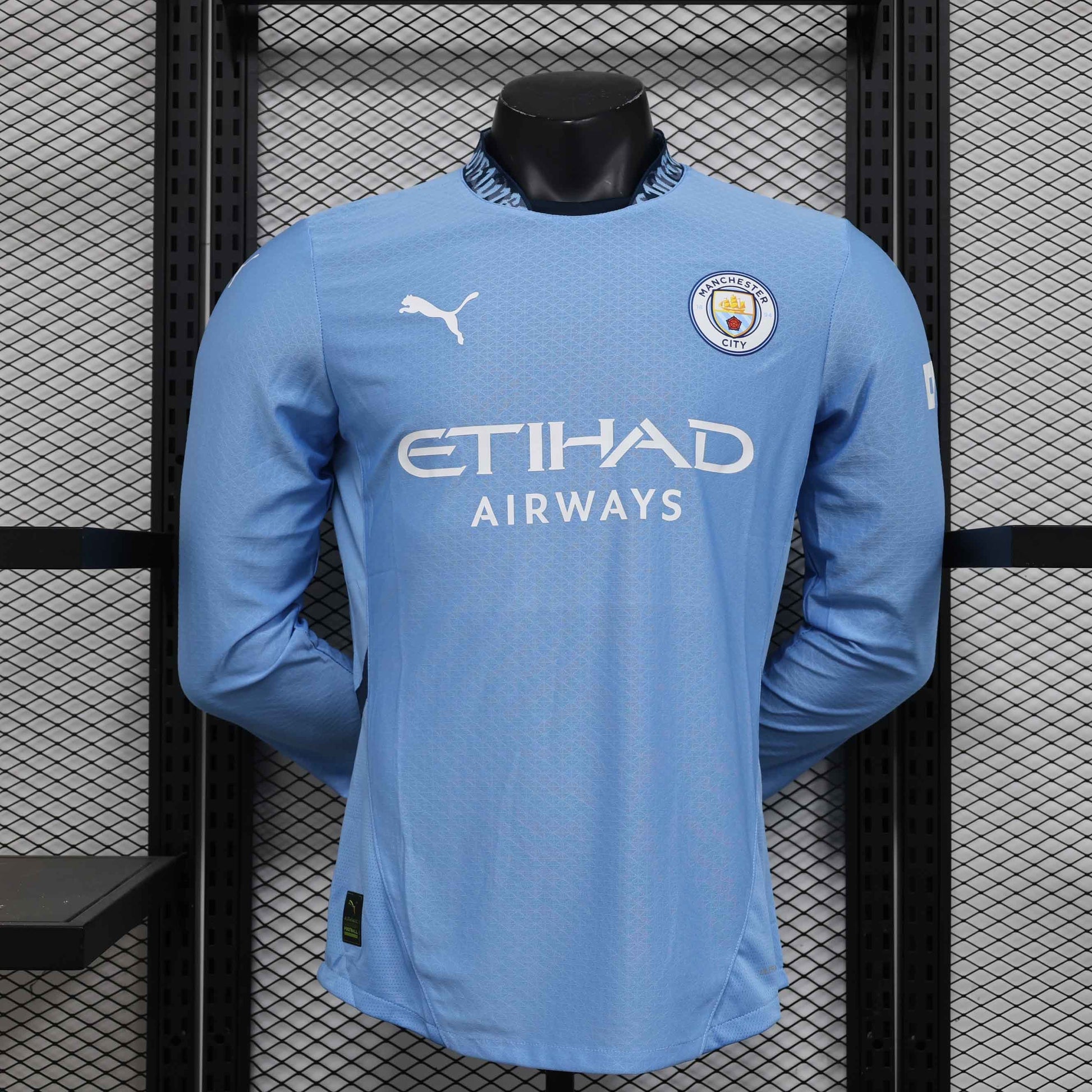 Maillot Domicile Player Manche Longue Manchester City 2024-2025