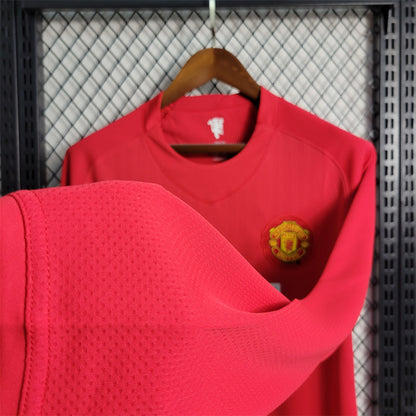 Maillot Domicile Retro Manche Longue Manchester United 2007-2008