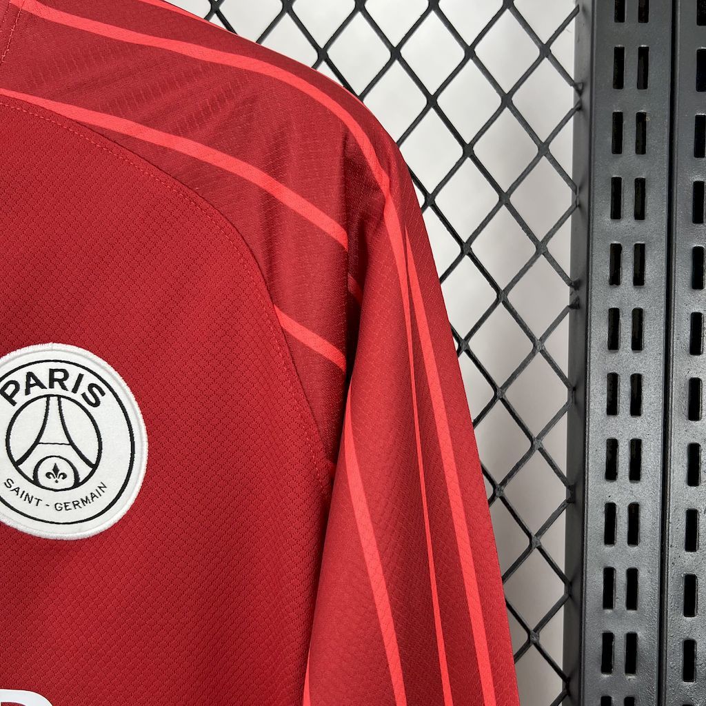 Maillot Gardien Red Long Sleeve Manches Longues PSG 2025-2026