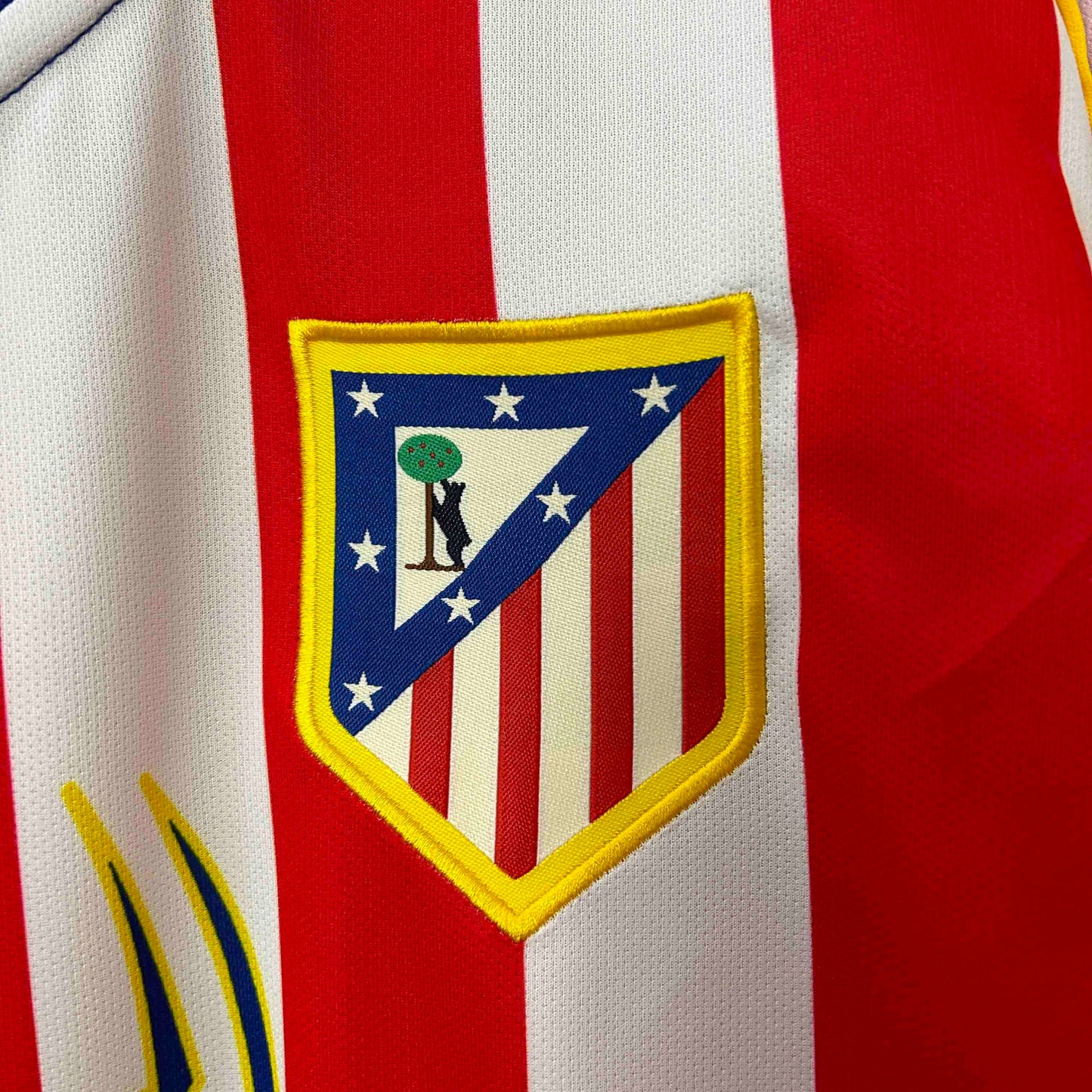 Maillot Domicile Retro Long Sleeve Vintage Manches Longues Atletico Madrid 2004-2005