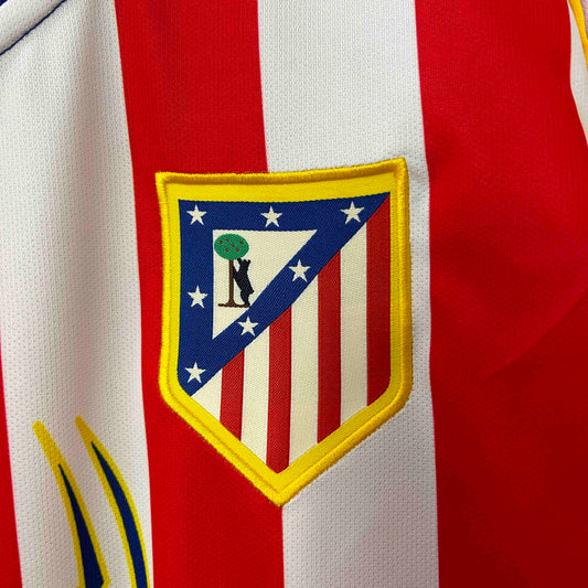 Maillot Domicile Retro Long Sleeve Vintage Manches Longues Atletico Madrid 2004-2005